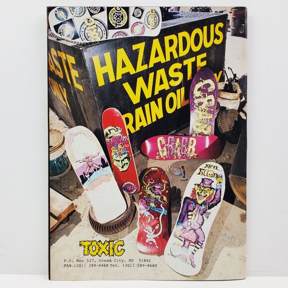 Poweredge Magazine VTG 1990 Skateboarding Hawk Templeton Vallely Bad Religion - Picture 3 of 10